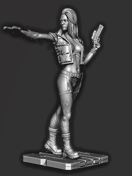 1/32 seno fantāziju sieviete warrior Sveķu attēls Modelis komplekti, Miniatūras gk Unassembly Unpainted