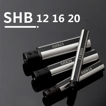 1gb SHB SHB12 16 20 25 -3 4 5 6 7 8 10 12 16 20mm Mazo Volframa tērauda urbšanas instrumentu turētāja maza diametra turētājs griešanas leņķis