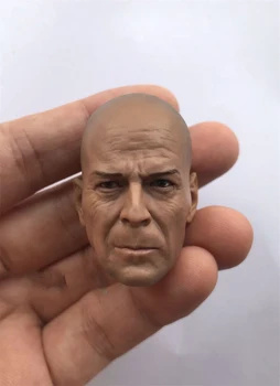 Akciju Pārdošanai 1/6 Detektīvs Die Hard Bruce Willis Normālā Versija Vīriešu Galvas Skulptūru Parasti 12inch Lelle Rīcības Attēls