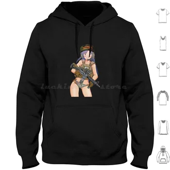 Anime Militāro pelēkā vārna kokvilnas garām Piedurknēm Anime Militāro Manga Uzbrukumu Titan Meitene Karikatūra Cute Anime Meitene Japāna
