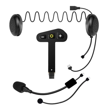 Bluetooth 5.2 Bezvadu Austiņas Brīvroku Zvanu Set Komplekts, Stereo MP3 Atskaņotājs