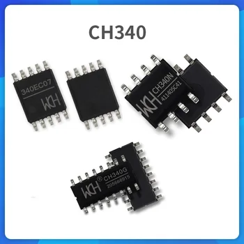 CH340 USB uz UART mikroshēma Integrētu pulksteni 2Mbps pārraides ātrums nodrošina TNOW polu RS485, 10Pcs/Daudz