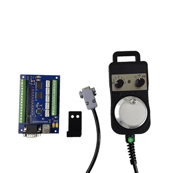 cnc usb mach3 5-ass kustības kontroles karte 6-ass elektronisko rokas MPG gravēšanas mašīnas kontrolieris