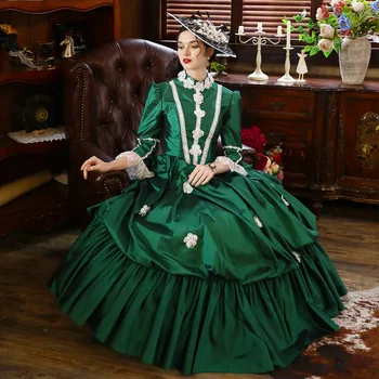 Cosplay Viduslaiku, Renesanses Kleita Drēbes, Victoria Pils Princese Kleita Halloween Karnevāla Puse Tērpi Sievietēm Pieaugušo Kostīmi