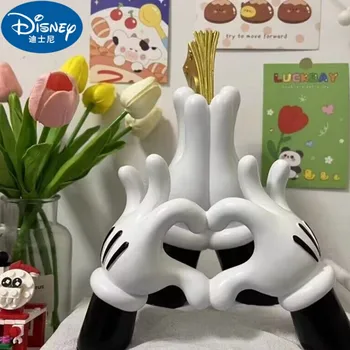 Disney Mickey Mouse Rokā Ar Mīlestību Sirdī Galda Dekorēšana Mājas Dekori, Rotājumi Kolekcijas Rotas Modelis Attēlā Dāvanas, Rotaļlietas