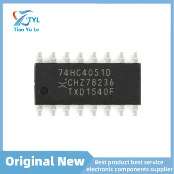 Jaunas oriģinālas 74HC4051D, 653 SOIC-16 8-kanālu analogā signālā decomposer chip