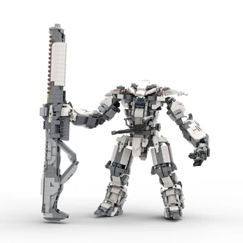 KM MK17 Mecha Humanoīds Robots Modelis ar Ieroci 1603 Gabalu Mech Warrior Celtniecības Rotaļlietas, kas noteikts Bērniem un Pieaugušajiem
