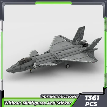 Km Ķieģeļi Militārā Modeļa J-20 Stealth Fighter 1:34 Tehnoloģiju Moduļu Blokiem, Dāvanas, Rotaļlietas Bērniem DIY Komplekti Montāža