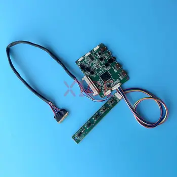 LCD Matricas Vadītāja Valdes Fit LTN140AT01 LTN140AT02 LTN140AT07 USB Micro HDMI-Mini Displejs Klēpjdatoru Komplekts DIY 14