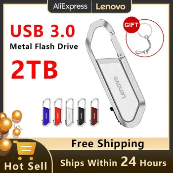 Lenovo 1TB 2TB Pendrive Ūdensizturīgs ātrgaitas Pen Drive Atmiņas USB Stick Atmiņas Uzglabāšanas Galda DATORU/Klēpjdatoru/free shiping priekšmeti