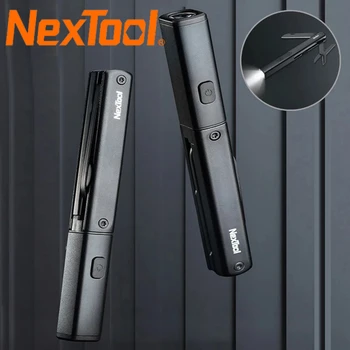 NexTool Mini Multi Instruments, 3 in 1 Kabatas Nazis Šķēres marķieriem N1 Portatīvo Ārā, USB Uzlādējams iedarbību ipx4 Ūdensdrošs kabatas Lukturītis