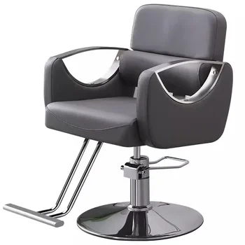 Personalizētu Luksusa Barber Krēsls Salons Matu Veikalu Retro Zelta Recliner Lēti Barber Krēsls Hidraulic Kāju Atlēts Silla Mēbeles