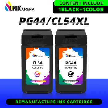 PG44 CL54 PG-44 XL CL-54 XL Atjaunotas Saderīgs Tintes Kasetnes Canon Pixma E401 E402 E461 E471 E481 Printeriem
