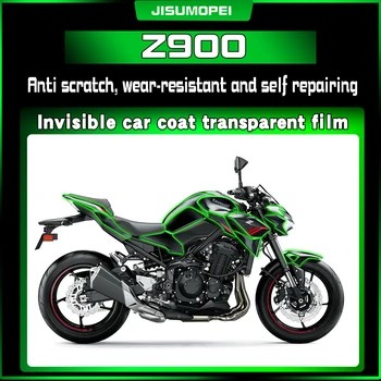 Piemērots Kawasaki Z900 neredzams auto, apģērbs, krāsas apdare, ķermeņa aizsardzības uzlīme, izturīgs pret skrāpējumiem un sevis repairi