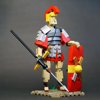 Romiešu Legionary Karavīrs Modeli Ēku Rotaļlietas Komplekti & Pakotnes 213 Gabalos Būvēt KM