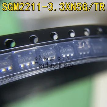 SGM2211-3.3XN5G/TR 1GB 20PCS 5GAB Jaunu un Oriģinālu sietspiedes:C17Nh SGM2211-3.3XN5G Lineārās Sprieguma Regulatoru (LDO)