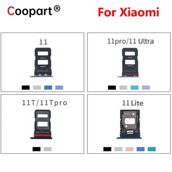 SIM Kartes Tekņu Xiaomi Mi 11 / 11T Pro / 11Lite / 11Ultra SIM Slots Turētāju Adapters Ligzda Rezerves Daļas