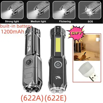 Spēcīgs LED Lukturīti Lādējamu USB 18650 Ūdensizturīgs Tālummaiņas Makšķerēšana / Medības 100000 Lm Taktiskais Lukturītis LED Lukturīti