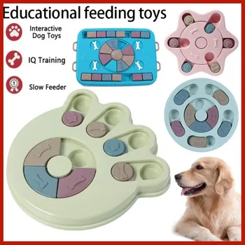 Suns Puzzle Rotaļlietas Lēni Pakārtotā Interaktīvās Palielināt Suņu Pārtikas Puzzle Pakārtotā Rotaļlietas IQ Mācības Garīgās Bagātināšanās Suns Ārstēt Puzzle