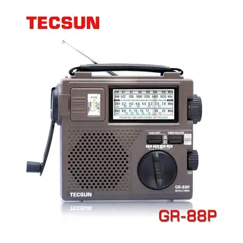 Tecsun GR88 GR-88P Portatīvo DSP Digitālo Demodulācijas Avārijas Vides Aizsardzība Roku Ģenerators Radio Tecsun GR88P