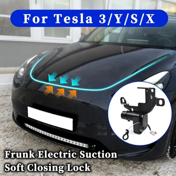 Tesla Frunk mīkstas aizvēršanas par Modeli Y S X 3 Priekšējo Auto Bagāžnieka Aizvēršana Elektriskā Aptver Automātiskās bloķēšanas tuvāk 2021 2023 2024