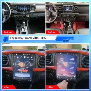 Toyota Tacoma 2015. Gadam - 2022 Android Auto Radio Tesla ekrāna 2Din Stereo Uztvērēju Autoradio Multimediju Atskaņotājs, GPS Navi Galvas Vienības