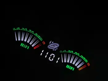 Transportlīdzekļa Skaņas Rādītāju ar LED Ekrānu, Mono Kanālu, Mūzikas Spektru Reklāmas, Jūtīguma Regulēšana