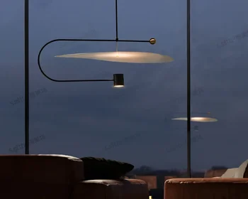 Vienkārši Mākslas Ziemeļu Moderns Restorāns Biroja Telpas Lustra Radošo Modes Līnijas-Formas Droplight