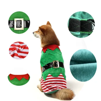 Ziemassvētku Suņu Apģērbu Pet Apģērbs Mazajiem, Vidējiem Suņiem Pet Kostīmu Chihuahua Mājdzīvnieki, Hoodies Siltu Jauno Gadu Suņu Apģērbu Jorkšīras